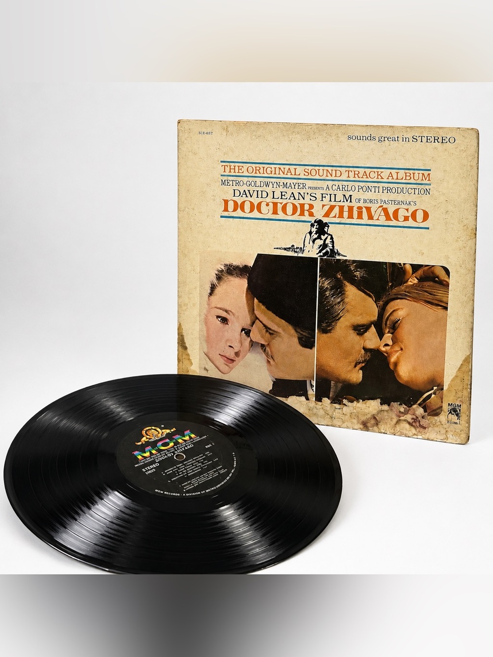 Doctor Zhivago Original Soundtrack LP MGM S1E-6ST Maurice Jarre Stereo Gatefold
